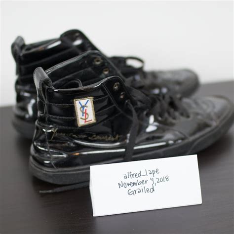 yves saint laurent rolling high-top patents|patent leather YVES SAINT LAURENT Shoes for Women.